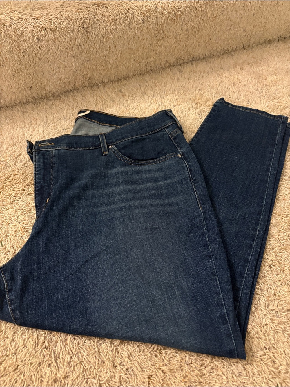 Levi's Women's Dark Blue Straight-Leg Jeans